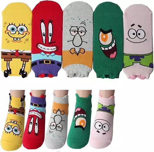 SpongeBob Socken für Kinder mit SpongeBob und seinen Freunden