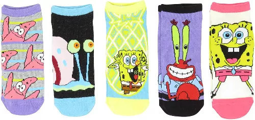 Spongebob und Patrick knöchelhohe Socken