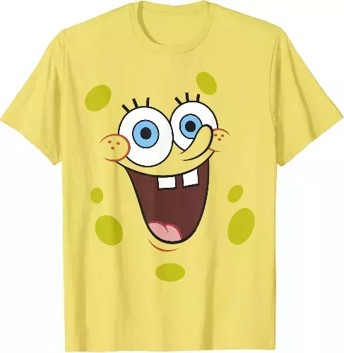 SpongeBob Schwammkopf Gesicht T-Shirt